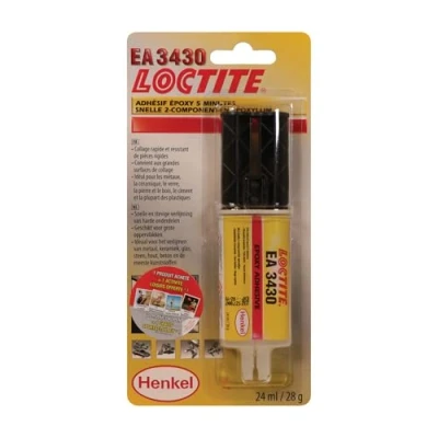 Abbildung von LOCTITE EA 3430 242865 Epoxy Klebstoff Blisterpack, Kartusche aushärtend weiß/gelb, glasklar 24