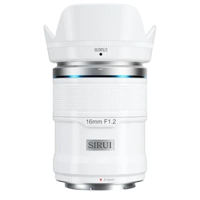 Abbildung von SIRUI Sniper 16 mm Autofokus Objektiv, F1.2 Weitwinkel APS C Kameraobjektiv für Z8, Z9, Z5, Z6, Z7, Zfc (Z Halterung, weiß)
