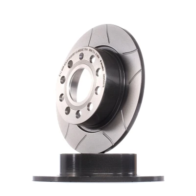 Abbildung von BREMBO 08.9502.75 Bremsscheibe 253 10 9 voll, geschlitzt beschichtet mit Schrauben VOLKSWAGEN: GOLF 6 Cabrio, Scirocco III,