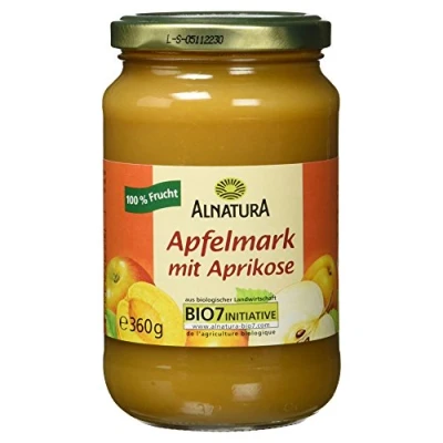 Abbildung von Alnatura Bio Apfelmark mit Aprikose, 360g