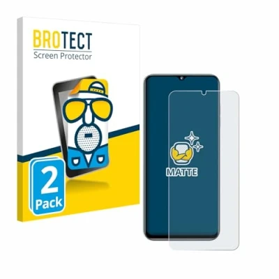 Abbildung von BROTECT Entspiegelungs Schutzfolie für Oukitel C36 (2023) (2 Stück) Matte Displayschutz Folie, Anti Reflex, Fingerprint