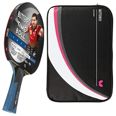 Abbildung von Butterfly 1x Timo Boll Black 85031 Tischtennisschläger + Tischtennishülle