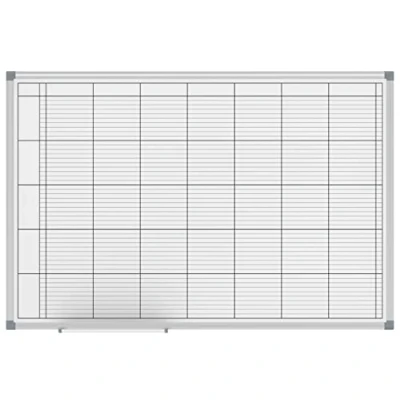 Abbildung von MAUL Universalplaner MAULstandard, Whiteboard magnethaftend + beschreibbar, mit Druck als Kalender/für Urlaubs oder Arbeitseinteilung, 60 x 90 cm