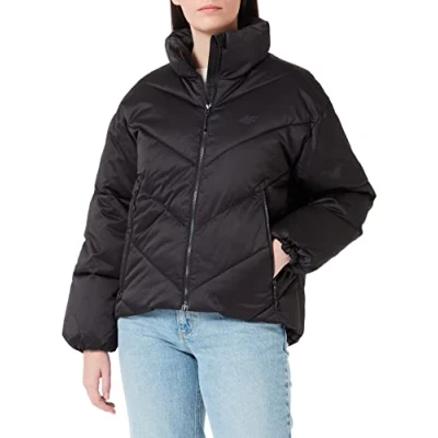 Abbildung von 4F Damen H4Z22 kudp019 Mantel, Tiefschwarz, M