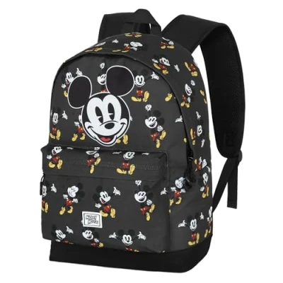 Abbildung von Micky Maus Looks Plus HS Rucksack, Schwarz, 30 x 44 cm, Kapazität 23 L