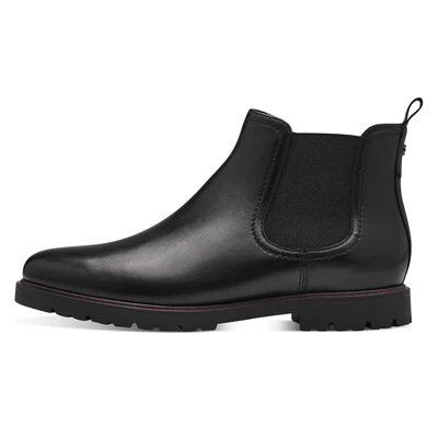 Abbildung von Tamaris Chelsea Stiefelette, Damen, Größe: 36, Black leather Schuhe