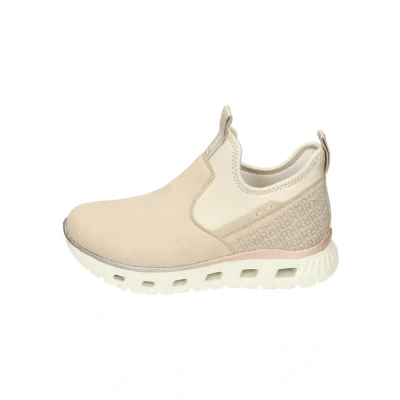 Abbildung von Rieker Plateaustiefelette, Damen, Größe: 38, Ginger perlcreme Schuhe