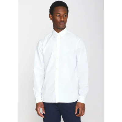 Abbildung von KnowledgeCotton Apparel Langarmhemd ALF regular mit Falte hinten