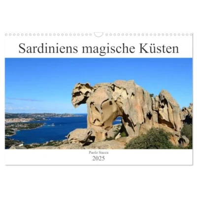 Abbildung von Sardiniens magische Küsten (Wandkalender 2025 DIN A3 quer), CALVENDO Monatskalender
