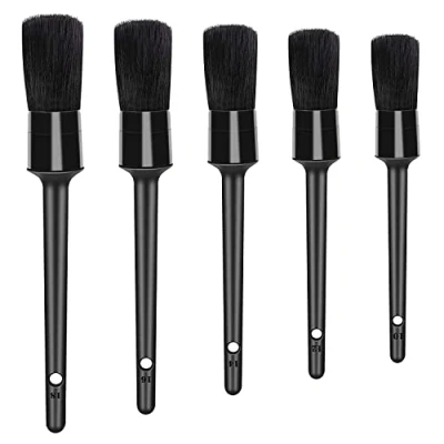Abbildung von TYPHEERX Detailing Brush 5 teiliges Auto Reinigungsbürsten Set für Motorräder, Innenlüftungen, Armaturenbrett Embleme