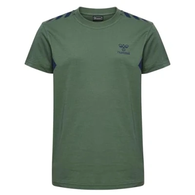 Abbildung von hummel Unisex Kinder Hmlstaltic Cotton T shirt S/S Kids Shirt, Duck Green, 116 EU