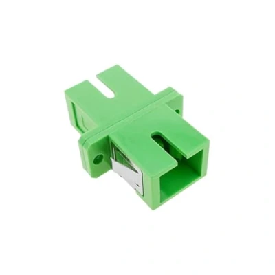 Abbildung von Elfcam® Glasfaser Adapter SC/APC Buchse, LWL Kupplung SC APC Female Simplex Monomode, 1 Stück