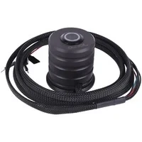 Abbildung von Powerbutton mit Taster 19mm, rot beleuchtet, Schalter