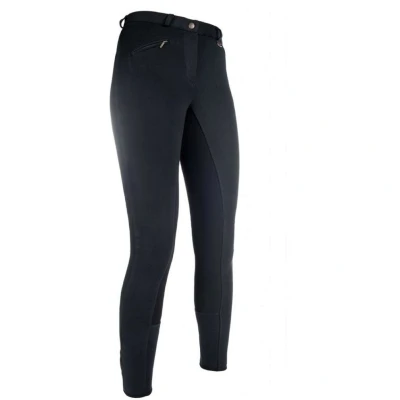 Abbildung von HKM Reithose Basic Belmtex Grip 3/4 Besatz Schwarz 140
