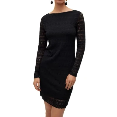 Abbildung von Vero Moda Vmzoe TWO WAY Short Dress Cocktailkleid/festliches Kleid, Damen, Größe: Medium, Black