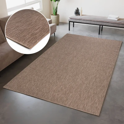Abbildung von my home Teppich Kian, rechteckig, Höhe: 3 mm, Sisal Optik, Flachgewebe, In und Outdoor, Wetterfest &amp; UV beständig