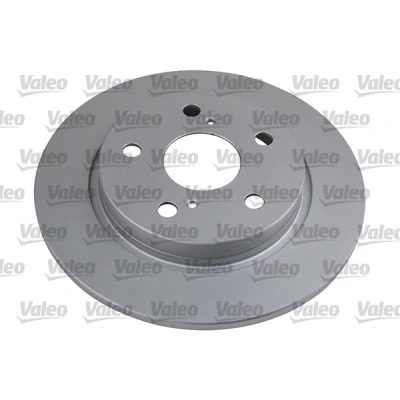 Abbildung von VALEO Bremsscheibe TOYOTA: Auris Schrägheck, Kombi, Schrägheck Hinterachse 270mm 10mm 2 loch voll beschichtet 672629 4243102170,4243112280
