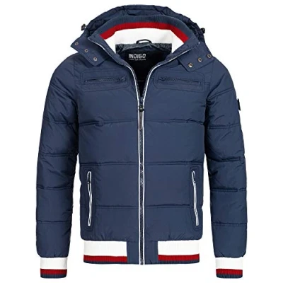 Abbildung von Indicode Jeans Marlon Winterjacke, Herren, Größe: Small, Navy