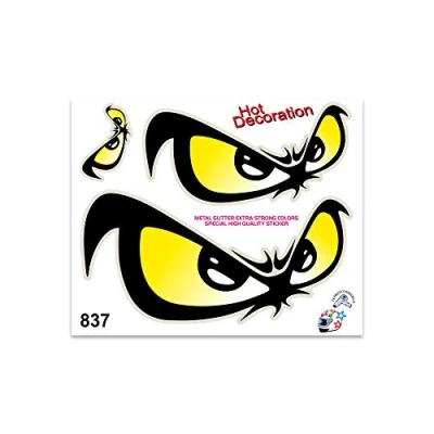 Abbildung von 4R Quattroerre.it 837 Sticker Aufkleber Augen, 13.5 x 16 cm