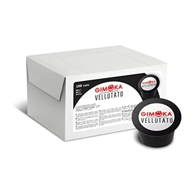 Abbildung von Gimoka Kompatibel Für Lavazza Blue 100 Pods Geschmack VELLUTATO Intensität 6 100% Arabica Made In Italy