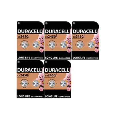 Abbildung von 10 x Duracell CR 2450 Lithium (5 Blister à 2 Batterien) Batterien