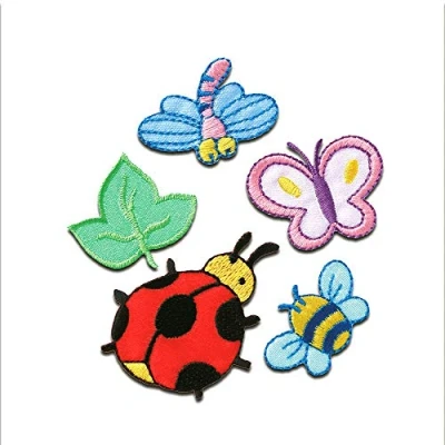 Abbildung von Catch the Patch Aufnäher Bügelbild, Aufbügler, Applikationen, Patches, Flicken, zum aufbügeln, Polyester, Set Käfer Größe: verschiedene Größen