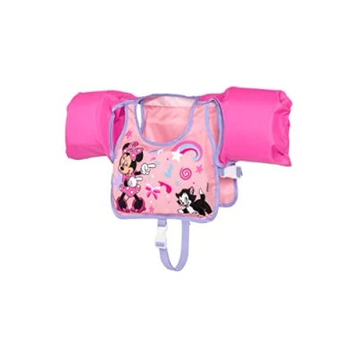 Abbildung von Bestway Swim Safe ABC Disney Junior Schwimmhilfe mit Textilbezug Stufe B Minnie Mouse, 3 6 Jahre