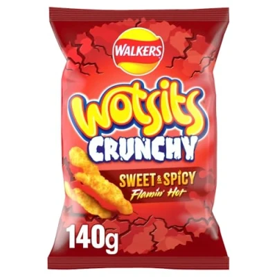 Abbildung von Wotsits Crunchy Flamin Hot 140 g