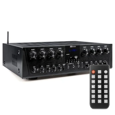 Abbildung von Power Dynamics PV280BT 8 Zonen Verstärker für Beschallungsanlagen Multiroom 800W
