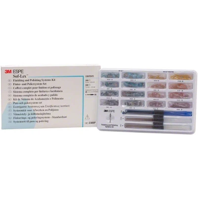Abbildung von Sof Lex Finierstreifen Intro Kit 480 Polierscheiben, 45 Finierstreifen,1 Mandrell