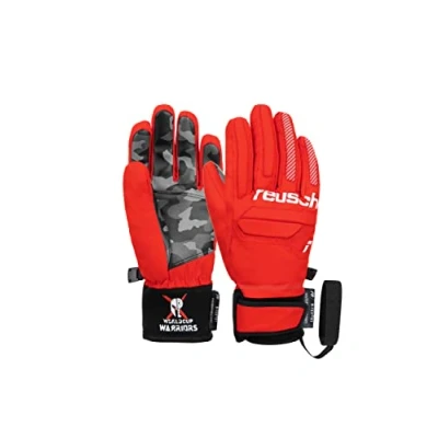 Abbildung von Reusch Warrior RTEX XT Junior Fingerhandschuh für Kinder, Größe: 5, Marco odermatt