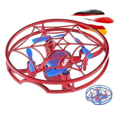 Abbildung von RC ferngesteuerte 4 Kanal Mini Drohne, Quadcopter mit 3D Looping, Hovering, Headless Mode, Spielzeug UFO Drone LED Beleuchtung, Gyro u. One Key Start Funktion, Quadrocopter f. Kinder Erwachsene