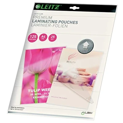 Abbildung von Leitz A4 (74810000) 125 Mikrometer Laminierhülle