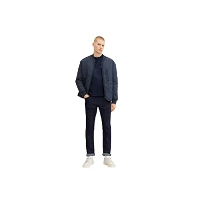 Abbildung von TOM TAILOR Denim Herren Adean Straight Jeans 1033667, 10120 Used Dark Stone Blue Denim, 29W / 30L