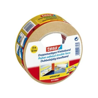 Abbildung von tesa Verlegeband doppelseitiges Klebeband Universal 25 m x 50