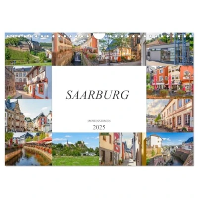 Abbildung von Saarburg Impressionen (Wandkalender 2025 DIN A4 quer), CALVENDO Monatskalender