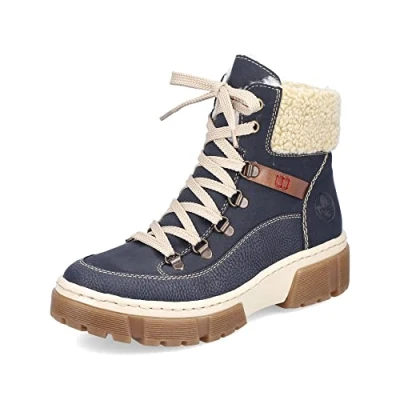 Abbildung von Rieker Snowboot/Winterstiefel, Damen, Größe: 37, pazifik mogano beige Schuhe