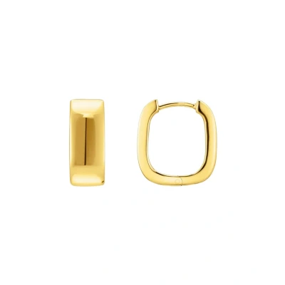 Abbildung von THOMAS SABO Paar Creolen Schmuck Silber 925 Ohrringe mit eckiger Form, CR744 (2 tlg)