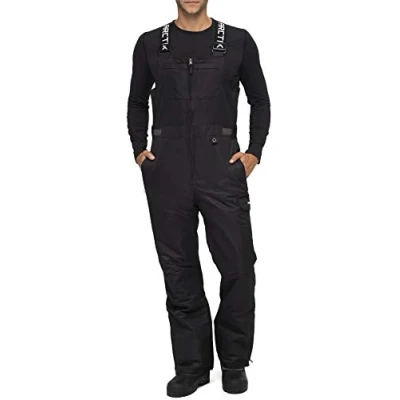 Abbildung von Arctix Herren Avalanche Athletic Fit Isolierte Latzhose Ski Lätzchen, Schwarz, X Large/32 Inseam