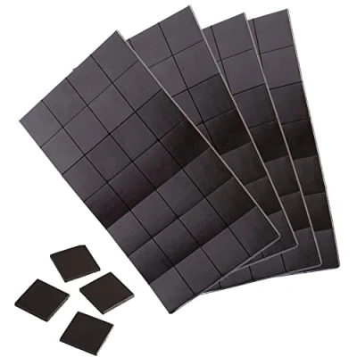 Abbildung von WINTEX Magnettafel Selbstklebende Magnetfliesen 112 starke Magnete 20x20mm, (1 tlg), Self Adhesive Magnet Tiles Strong Magnets 20x20mm