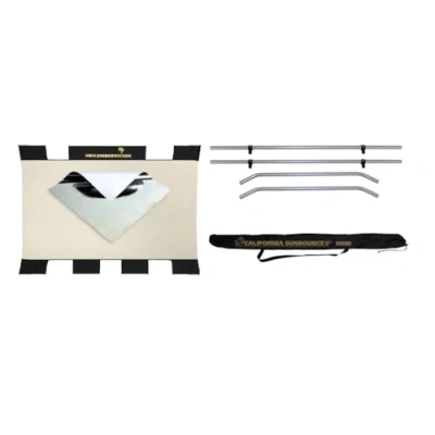 Abbildung von Sunbouncer Mini Kit silber Rückseite weiß (nahtlos)