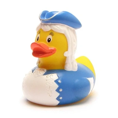 Abbildung von Duckshop I Funkenmariechen Badeente Quietscheente L: 8 cm inkl. Badeenten Schlüsselanhänger im Set