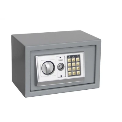 Abbildung von Safe, Tresor Midi versehen mit einem Fingerabdruckschloss Grau Abm: 380x300x300 mm. pro Stk.