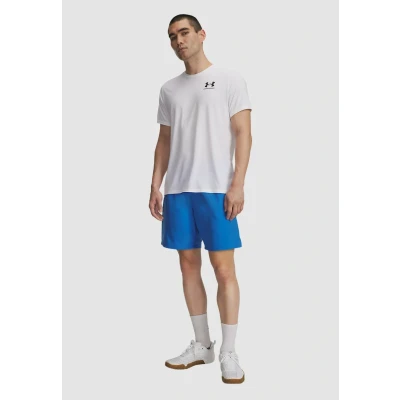 Abbildung von Under Armour TECH Wordmark Kurze Sporthose, Herren, Größe: XS, Blue atlantis