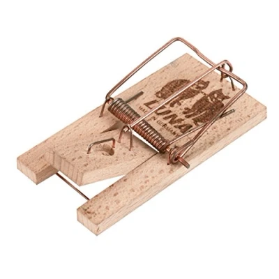 Abbildung von Kerbl 299602 Mausefalle Luna im Pack mit Holzauslöser, 2 Stück
