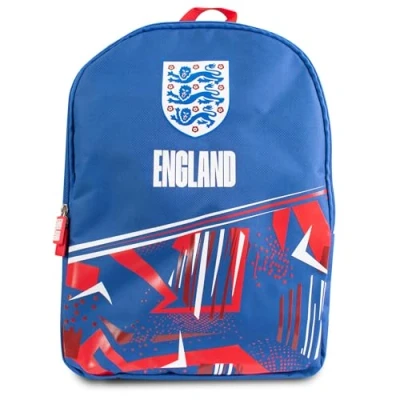 Abbildung von Hy Pro Offiziell lizenzierter England FA Storm großer Rucksack leichter Rucksack, Schule, Arbeit, Geschenk, für Kinder und Erwachsene, Mehrfarbig, L,