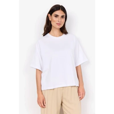 Abbildung von Soyaconcept Pascale Tshirt basic, Damen, Größe: Small, White