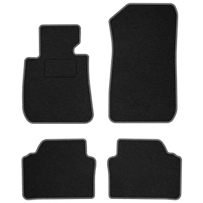 Abbildung von M MOTOS Velours Standard fußmatten für BMW 3er E91 2004 2011 Standard, Gewebt, Weiß Auto Erleben Sie neuen Fahrkomfort mit einem Satz Ihr
