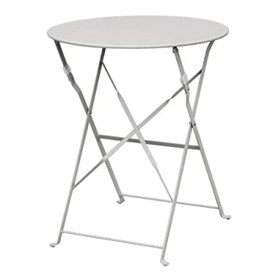 Abbildung von Bolero GH556 Stahl Tisch, Stil, Grau, 710(H) x 595(Ø)mm