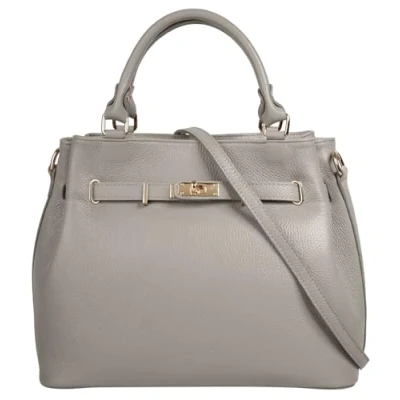 Abbildung von Samantha Look Henkeltasche, echt Leder, Made in Italy, geräumige Henkeltasche mit Smartphonefach